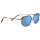 BORON, Brown Buffalo Acetate with Shiny Gunmetal Metal-Mineral Polarized 555nm Blue Cat 2 to 3, hi-res image number null